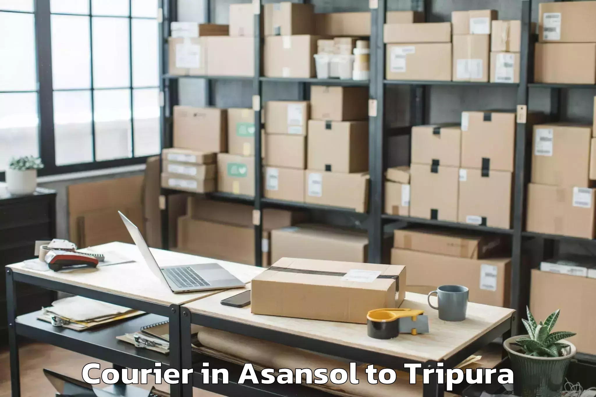 Comprehensive Asansol to Kamalpur Airport Ixq Courier